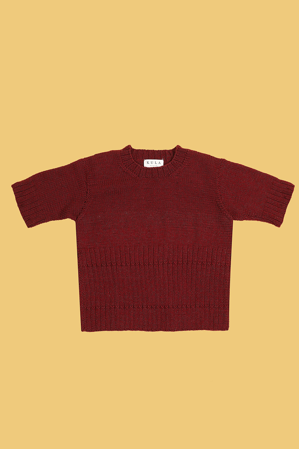 Convertible Sleeve Merino Crew Sweater