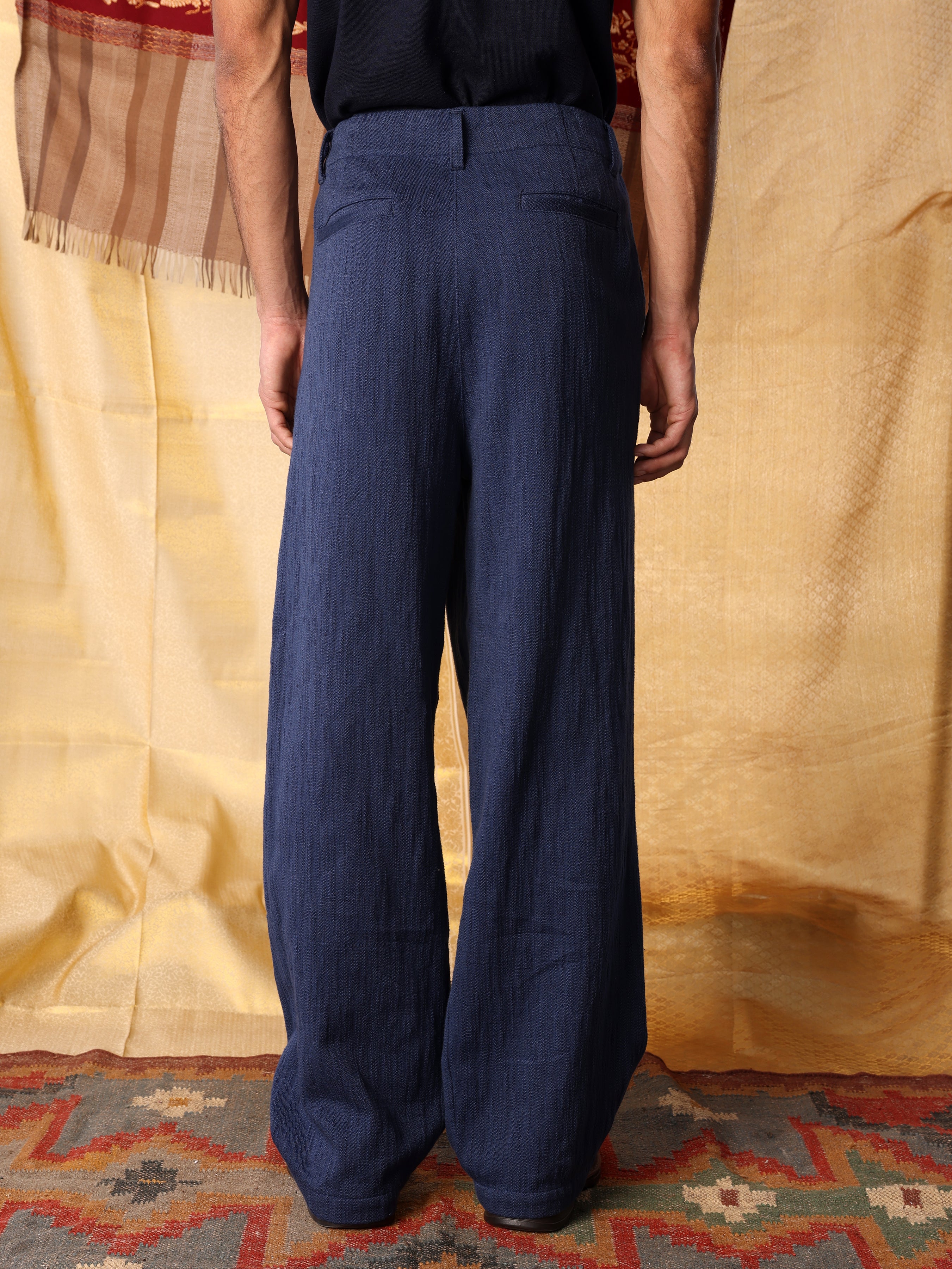 Pleat Wrap Pants