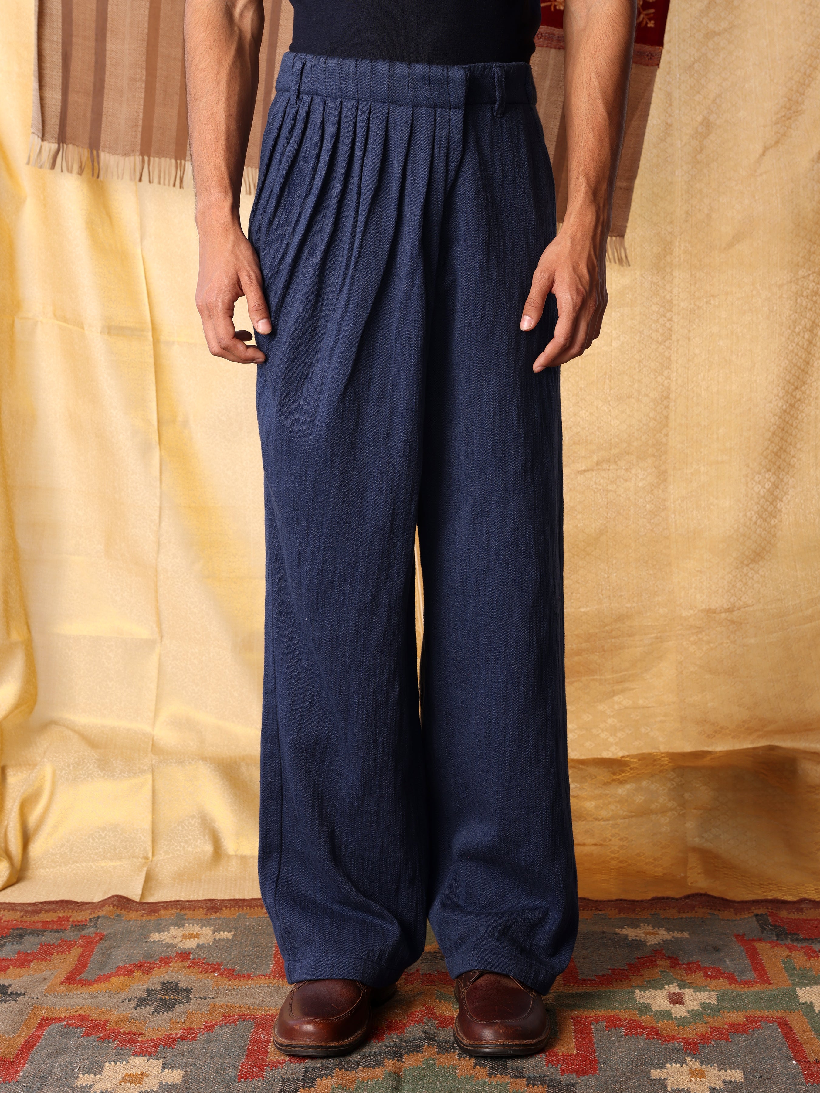 Pleat Wrap Pants