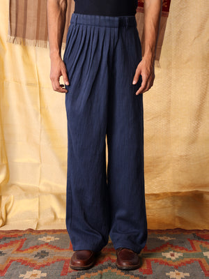 Pleat Wrap Pants