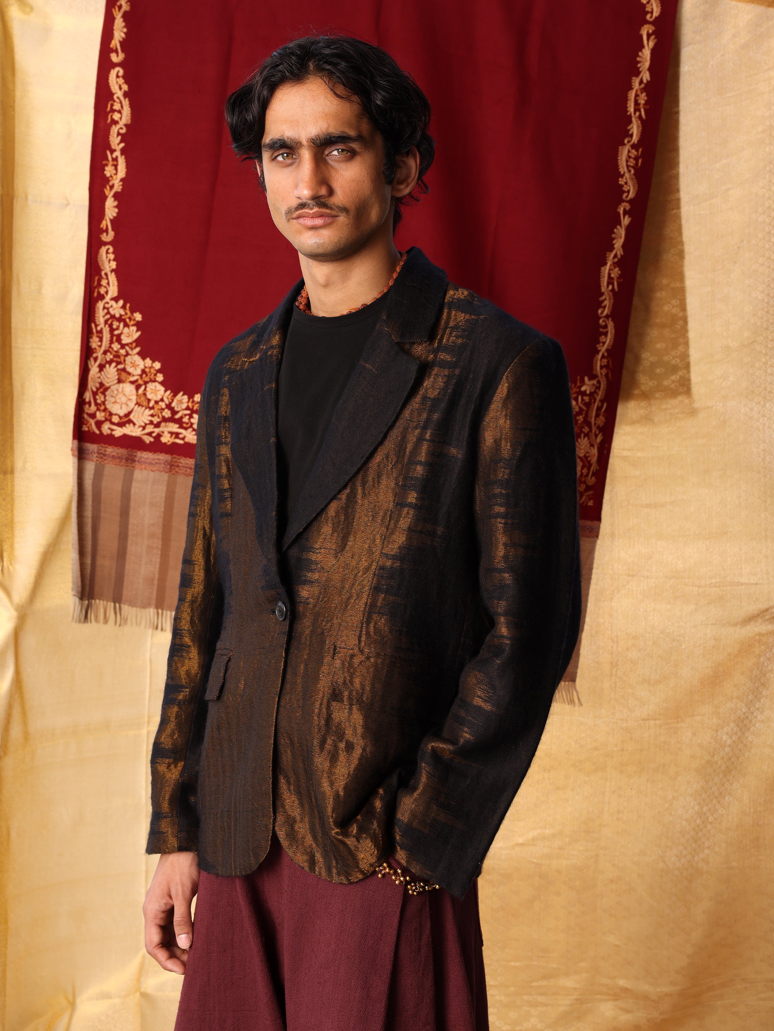 Ikkat Zari Blazer
