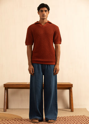 Double Layered Knit Polo