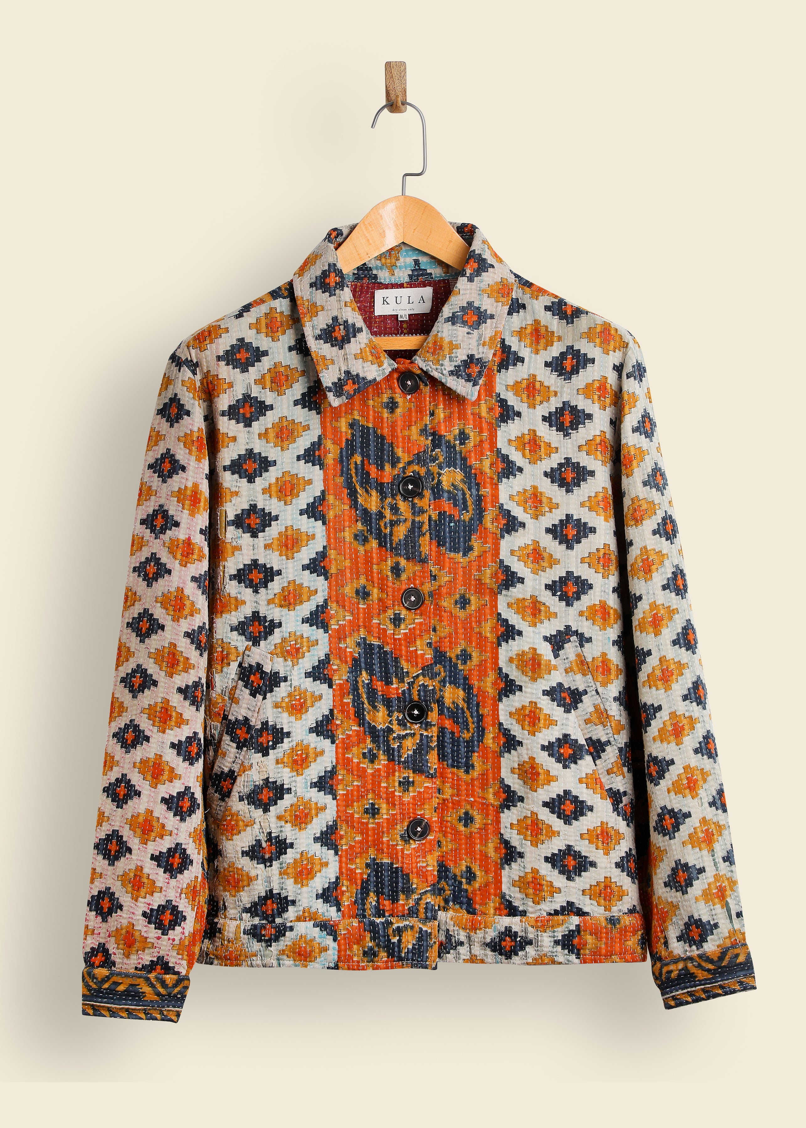 Paisely Kantha Shacket