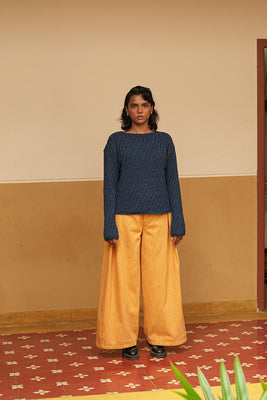 Indigo Drift Sweater
