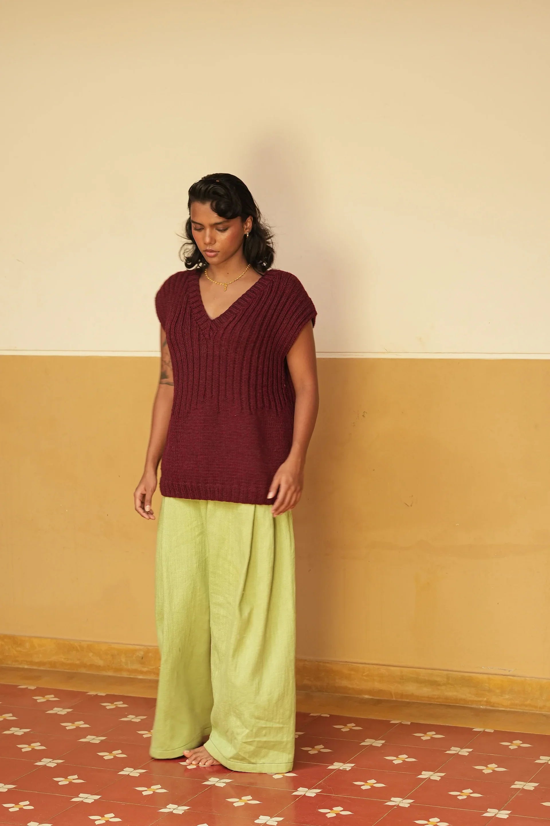 Merino V-Neck Vest